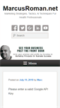 Mobile Screenshot of marcusroman.net