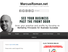Tablet Screenshot of marcusroman.net